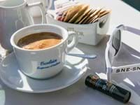 Kaffepause på pisten