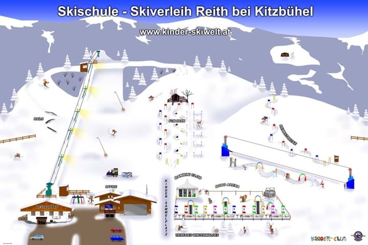 Børne-skiområde i Reith bei Kitzbühel