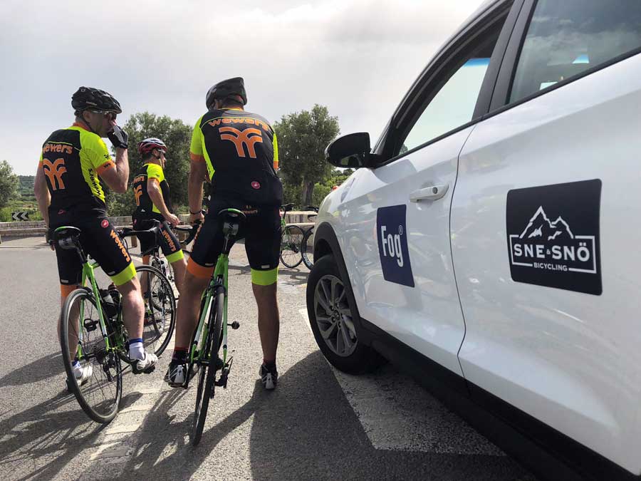 Firmature med cykling i Alperne