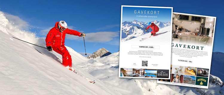 Giv et gavekort til en skiferie eller en sommerferie