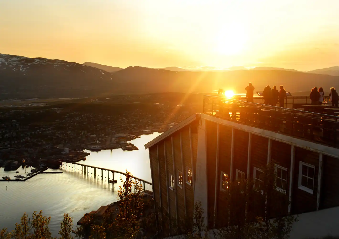 Midnatssol over Tromsø
