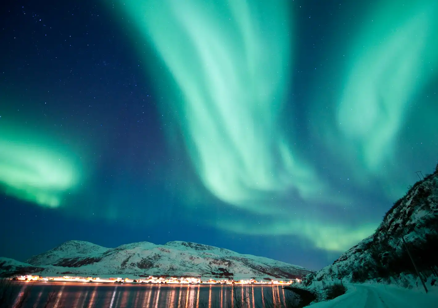 Nordlys over Tromsø